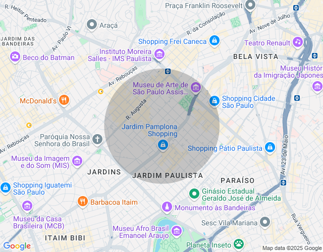 Imóvel no mapa