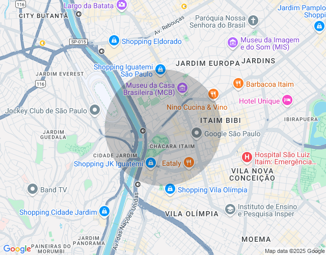 Imóvel no mapa