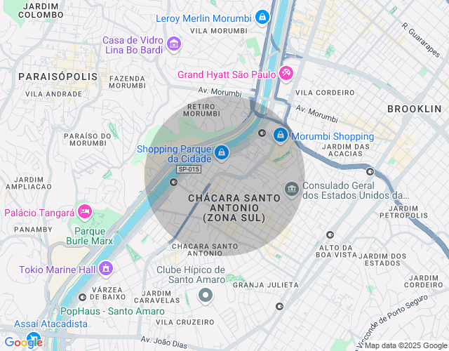 Imóvel no mapa