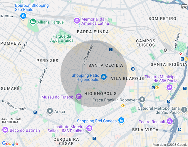 Imóvel no mapa