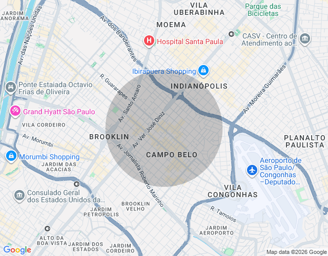 Imóvel no mapa