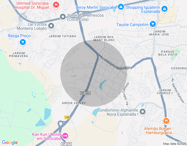 Imóvel no mapa