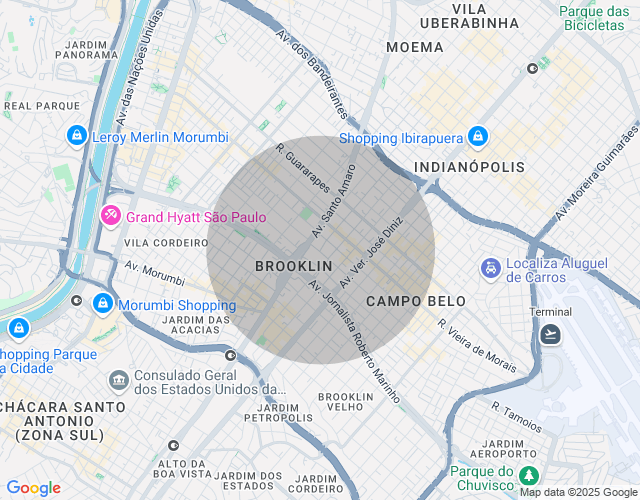Imóvel no mapa