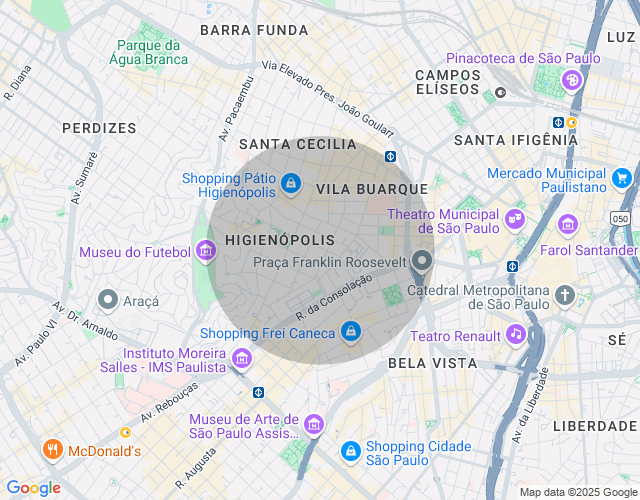 Imóvel no mapa