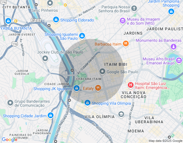 Imóvel no mapa