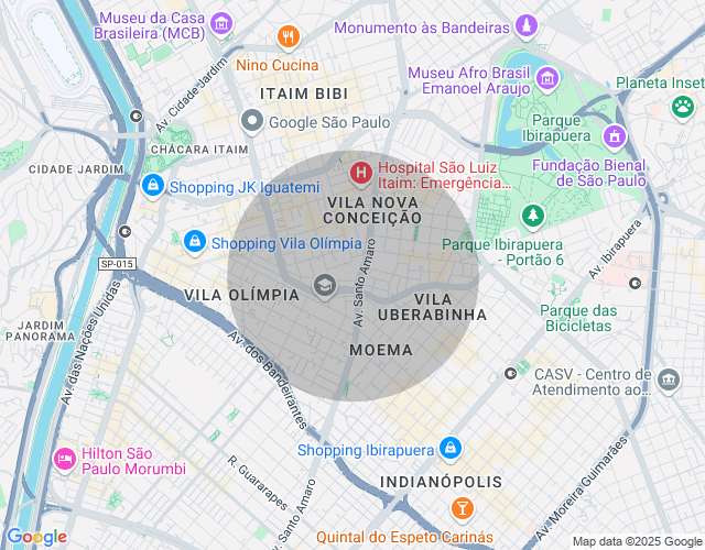 Imóvel no mapa