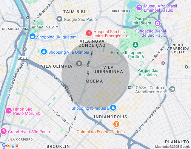 Imóvel no mapa