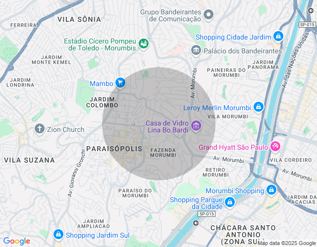 Imóvel no mapa