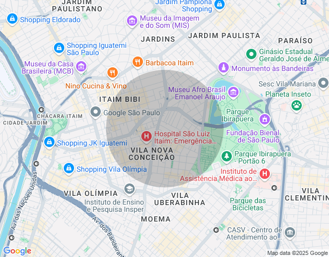 Imóvel no mapa