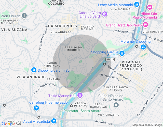 Imóvel no mapa
