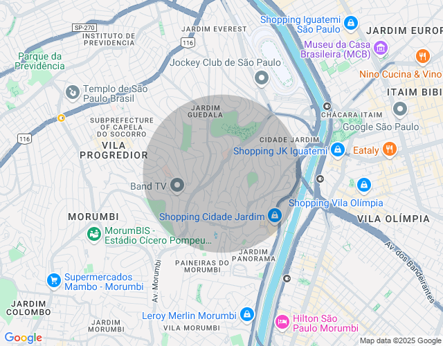 Imóvel no mapa