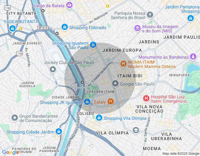 Imóvel no mapa