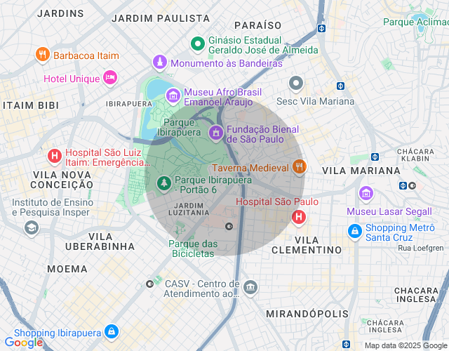 Imóvel no mapa