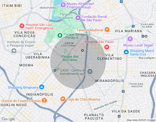 Imóvel no mapa