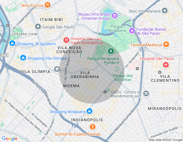 Imóvel no mapa