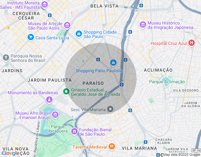 Imóvel no mapa