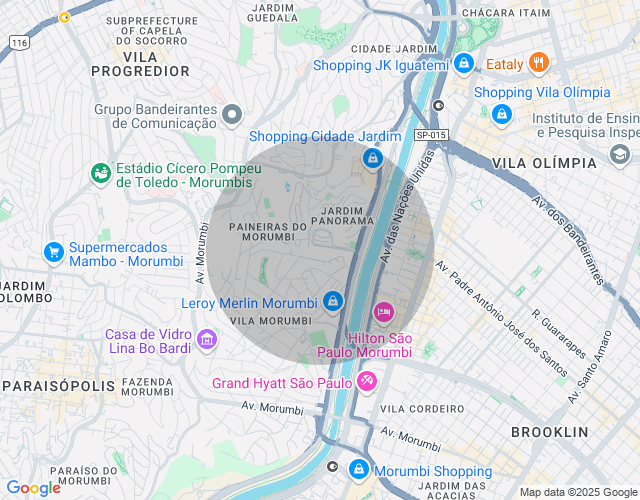 Imóvel no mapa