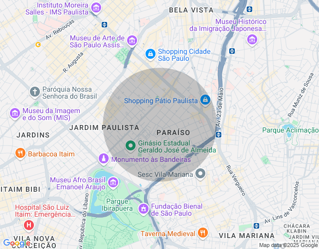 Imóvel no mapa