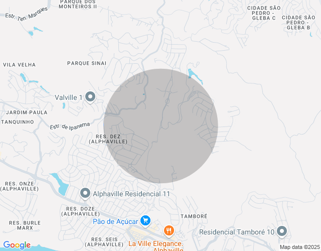 Imóvel no mapa