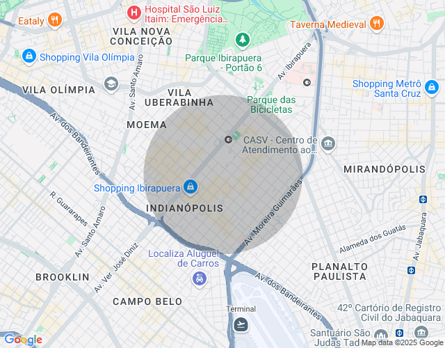 Imóvel no mapa