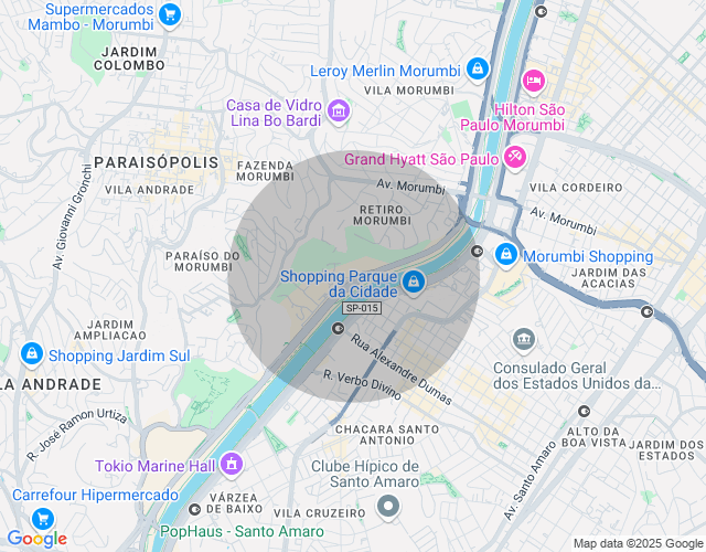 Imóvel no mapa