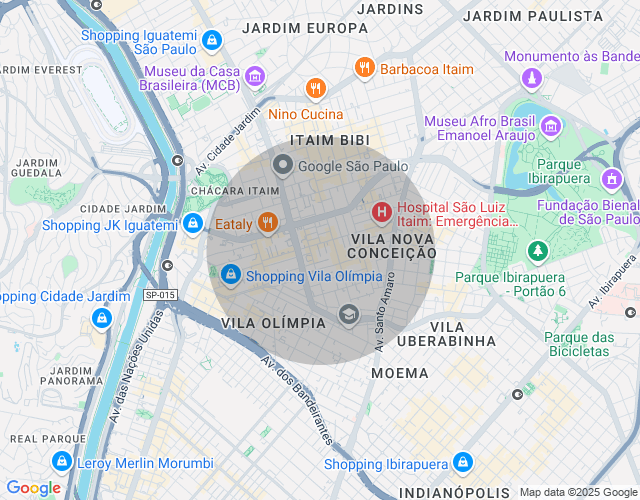 Imóvel no mapa