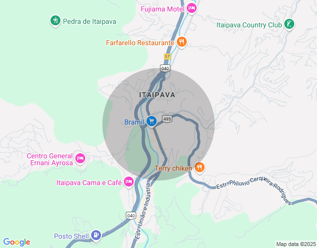 Imóvel no mapa