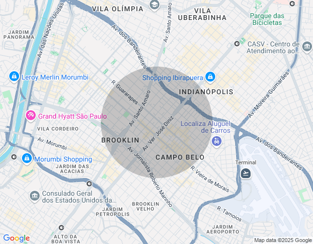 Imóvel no mapa