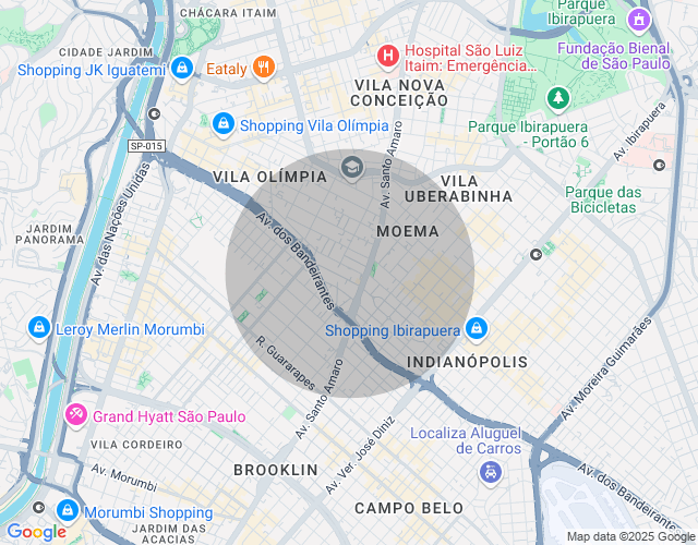 Imóvel no mapa