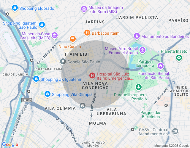 Imóvel no mapa