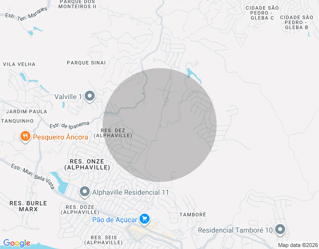 Imóvel no mapa