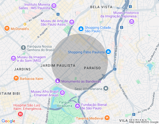 Imóvel no mapa