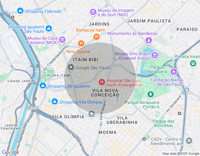 Imóvel no mapa