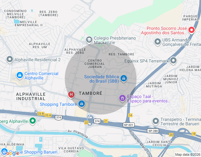 Imóvel no mapa