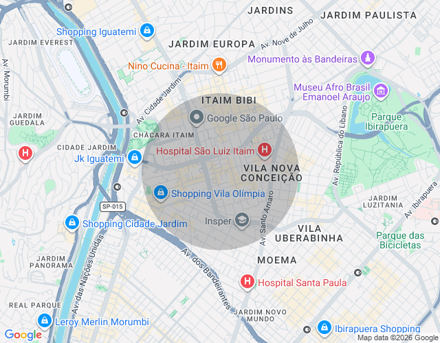 Imóvel no mapa