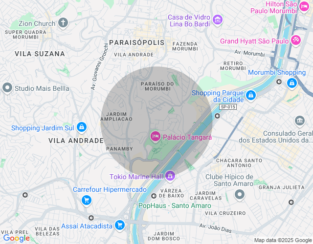 Imóvel no mapa