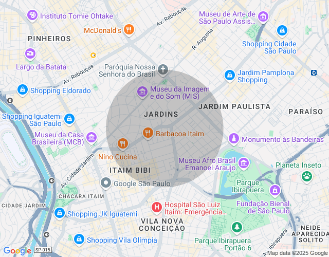 Imóvel no mapa