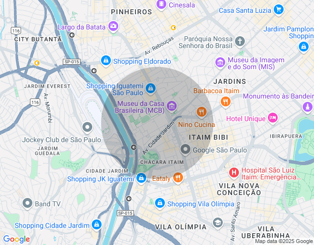 Imóvel no mapa