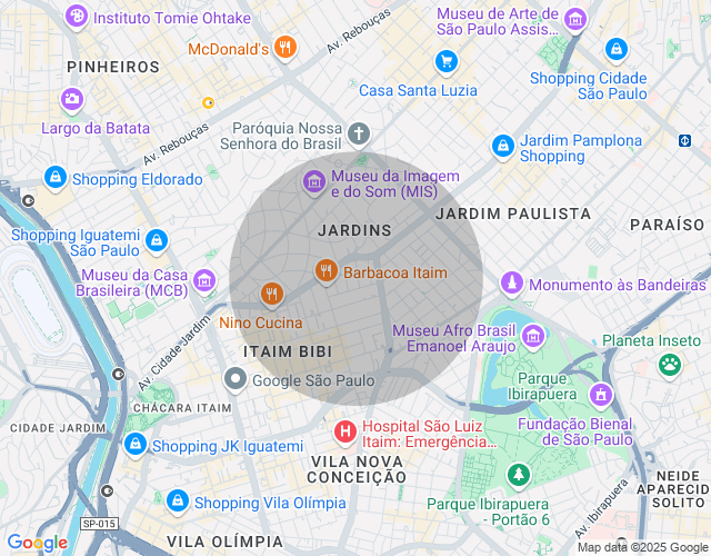 Imóvel no mapa