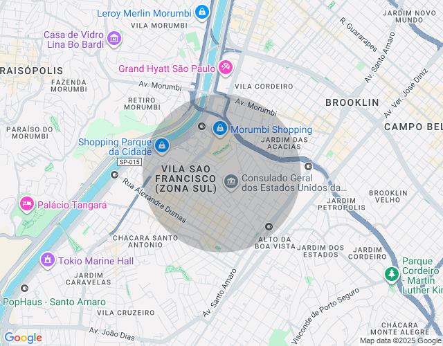 Imóvel no mapa