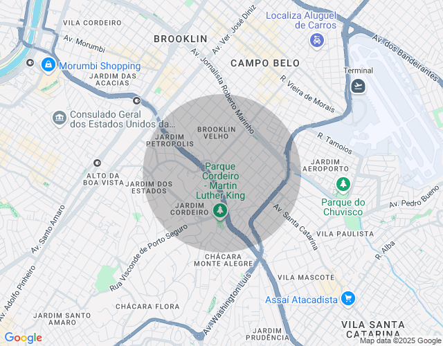 Imóvel no mapa