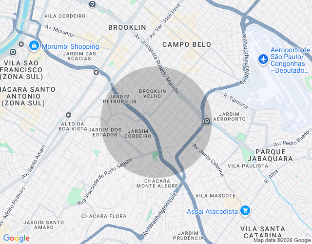 Imóvel no mapa