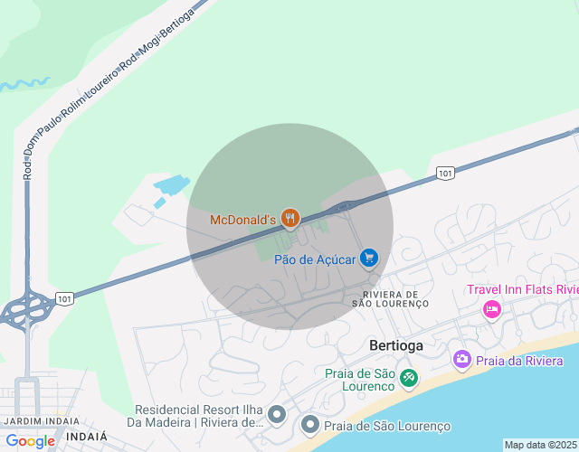 Imóvel no mapa