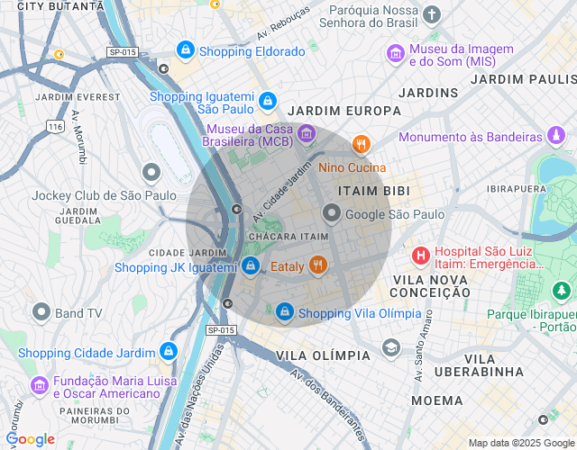 Imóvel no mapa