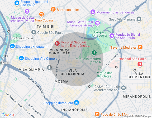 Imóvel no mapa