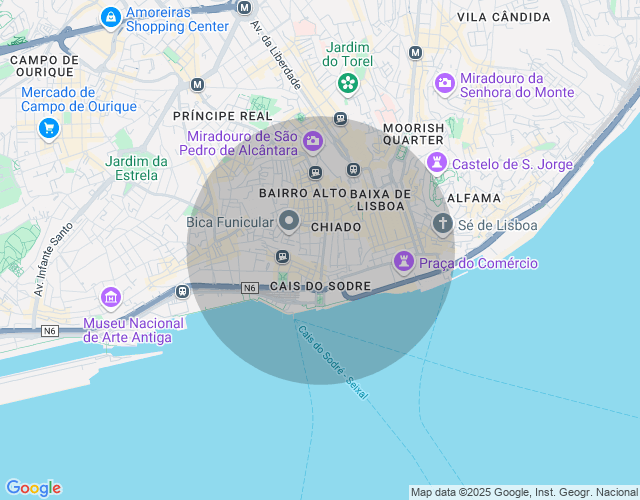 Imóvel no mapa