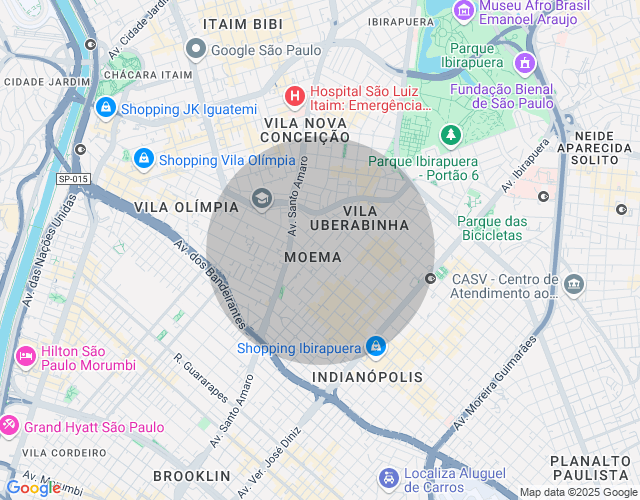 Imóvel no mapa