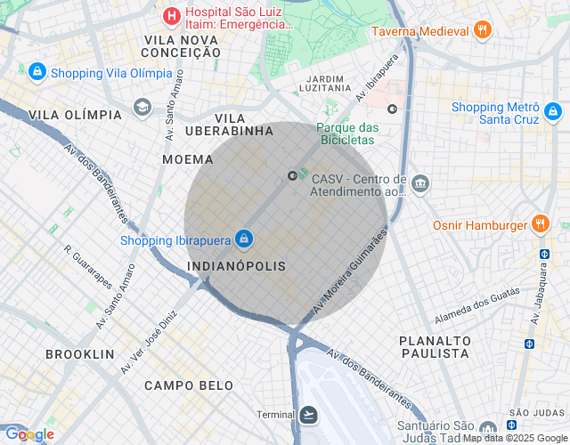 Imóvel no mapa