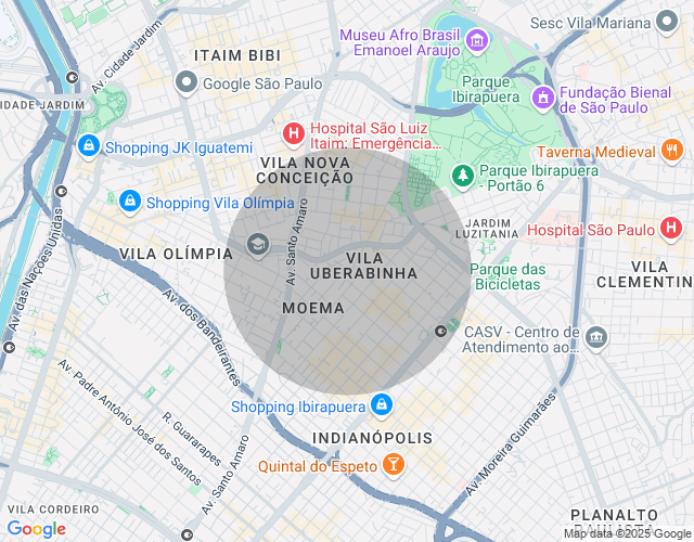 Imóvel no mapa