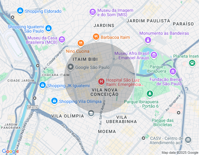 Imóvel no mapa